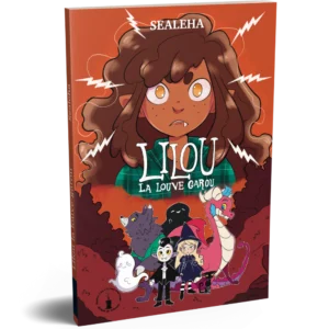Livre jeunesse illustré Lilou la louve-garou